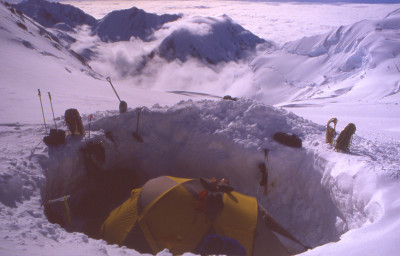 Alaska mountaineering camp