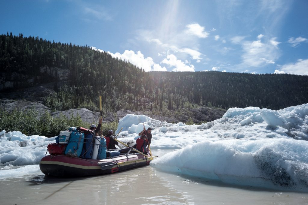 alaska rafting icebergs