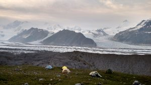 alaska glacier camping