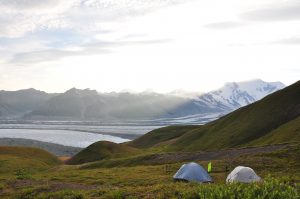 alaska glacier camping