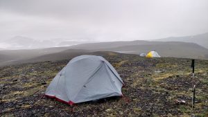 tents with alaska tundra