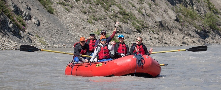 Rafting the Kennecott River