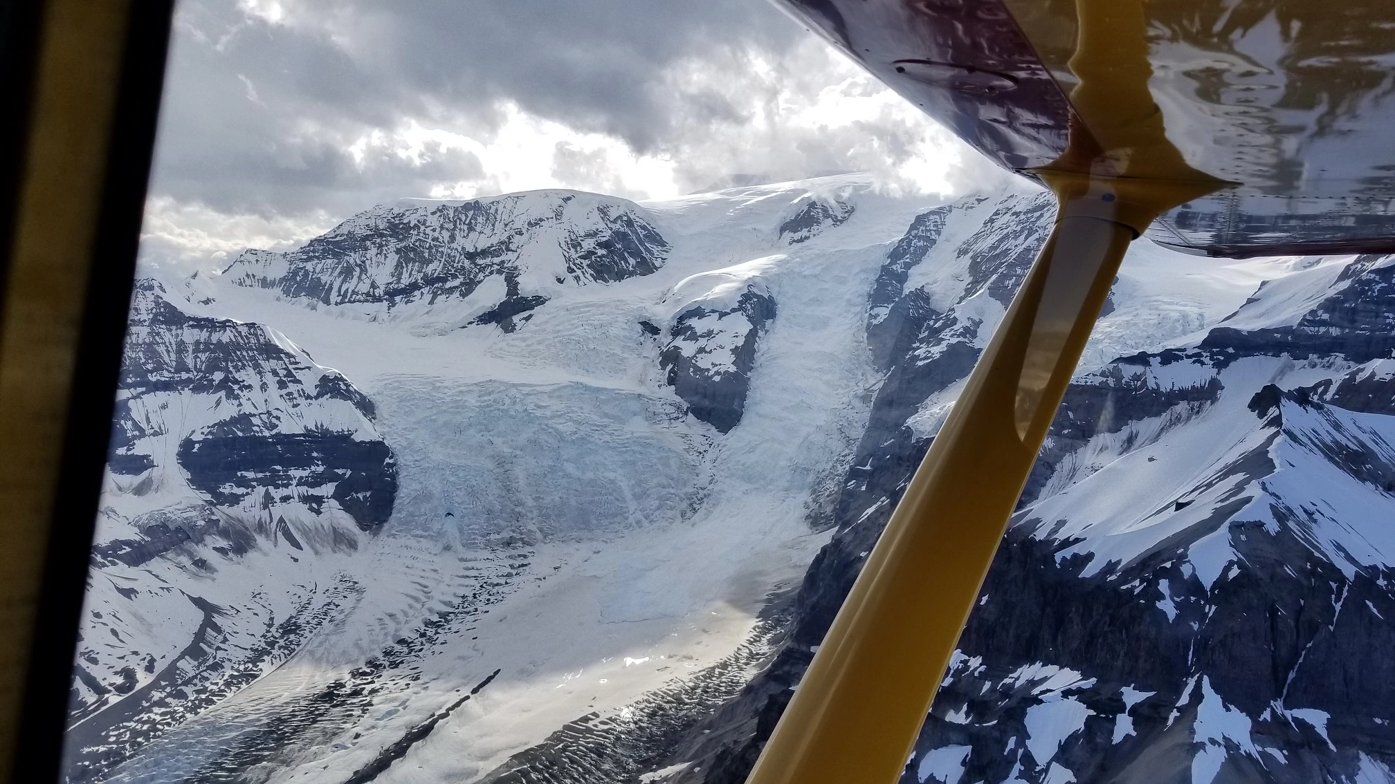 Wrangell and St. Elias Mountains views from Alaskan bush plane