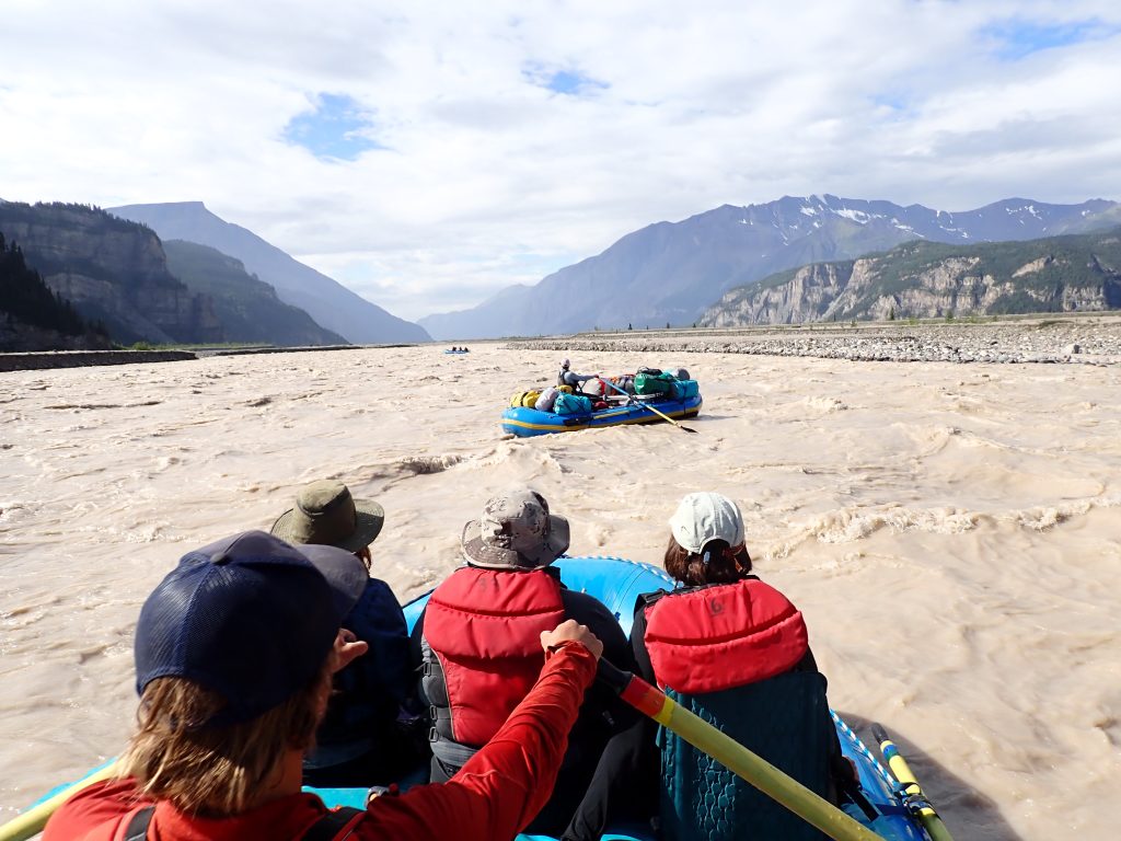 The muddy waters of the Copper River