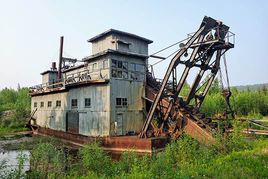 An old dredge
