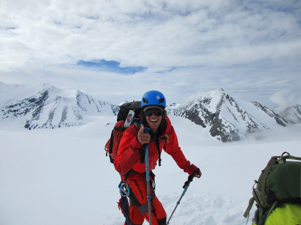 Happy ski guide Ryan Smith